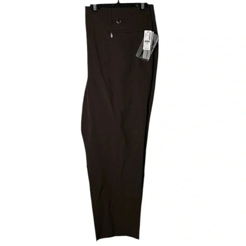 Pennington pants ,women size 26.  NWT, brown,savvy fit,straight leg,pull on - Picture 4 of 16